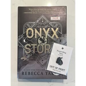 Onyx Storm Rebecca Yarros Target Exclusive Limited Edition Hardcover New W/PIN